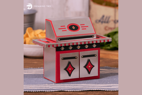 BBQ Grill Gift Treat Box SVG: 3D SVG Objects Review