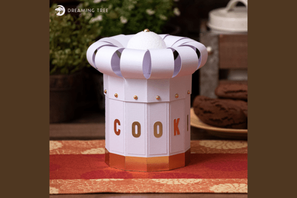 Chef Hat Cookie Jar SVG: 3D SVG Centerpieces Review
