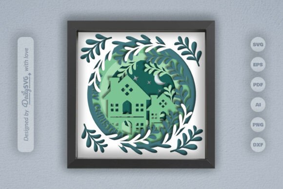 Christmas House 3D SVG: A Seller's Review