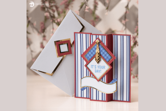 Diamond Birthday Card SVG: 3D SVG for Greeting Cards