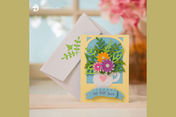 Get Well Card SVG: A 3D SVG for Greeting Cards