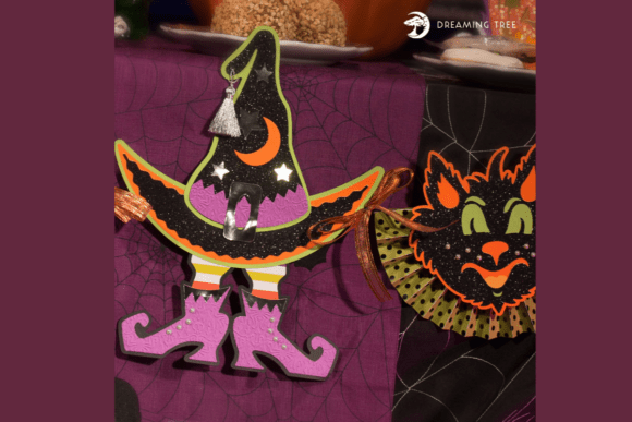 Halloween 3D SVG Banner for Crafters