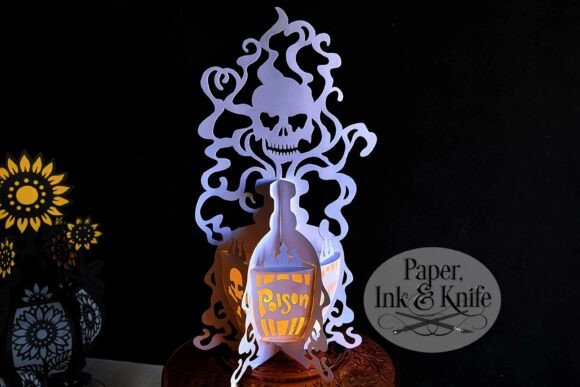 Halloween 3D SVG: Skull Poison Lantern Review