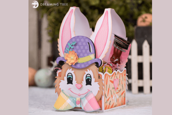 Mr Bunny Basket SVG: A 3D Easter Asset for Blogs