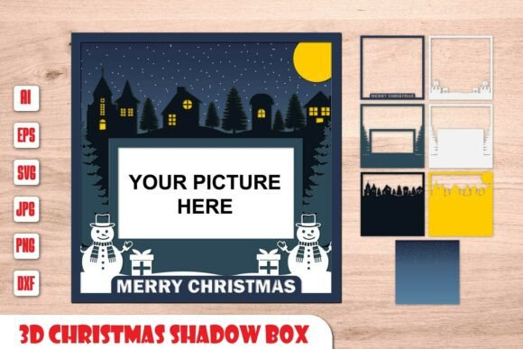 Review: 3D SVG Christmas Photo Frame for Design