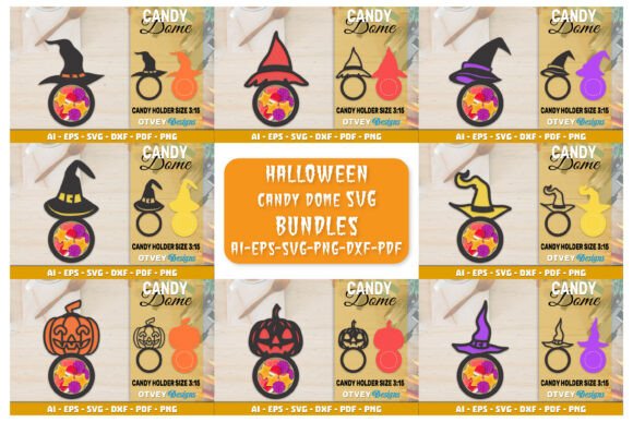 Review: 3D SVG Halloween Candy Domes for Sellers