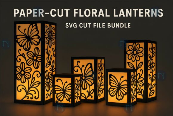 Review: 3D SVG Paper Sculptures for Floral Lanterns