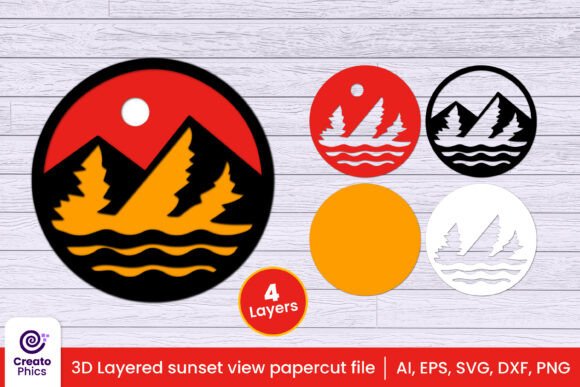 Review: 3D SVG Sunset for Home Décor