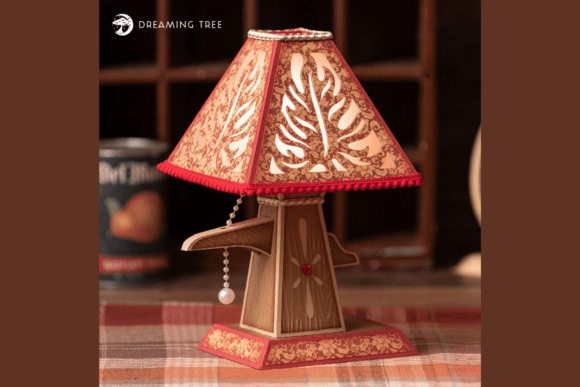 Rustic Water Pump Lamp SVG: 3D Centerpieces & Branding