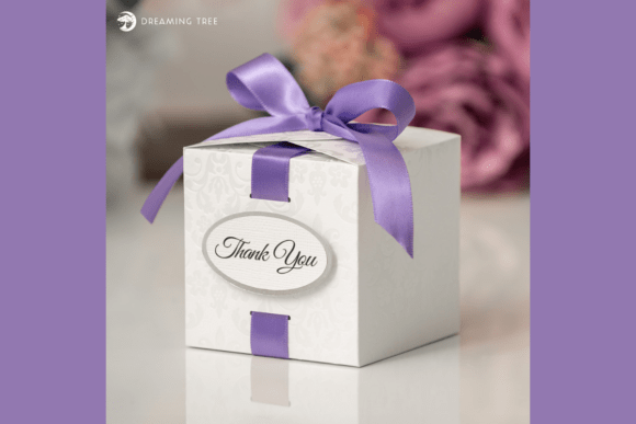 Satin Ribbon Favor Box: 3D SVG for Gift Boxes