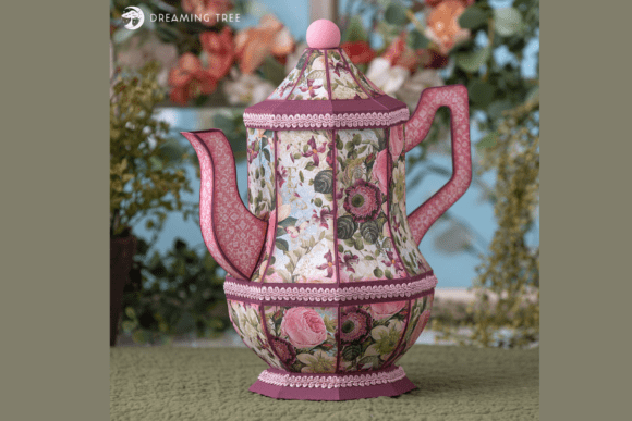 Vintage Tea Pot SVG: 3D SVG Centerpieces Review