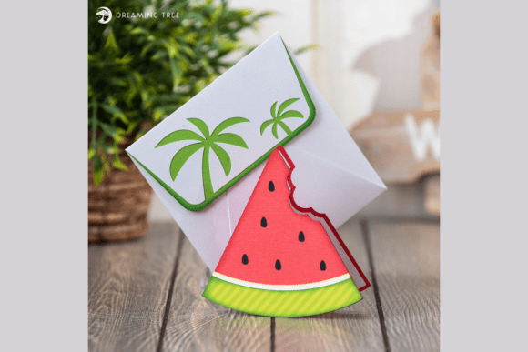 Watermelon Card: A 3D SVG Gem for Greeting Cards